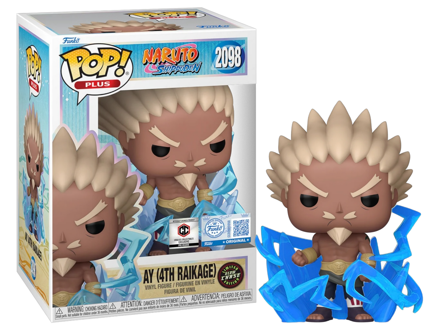 Funko Pop Plus Naruto Shippuden: Bundle Ay 4th Raikage w/Chase - Chalice Exclusive PR (2098)