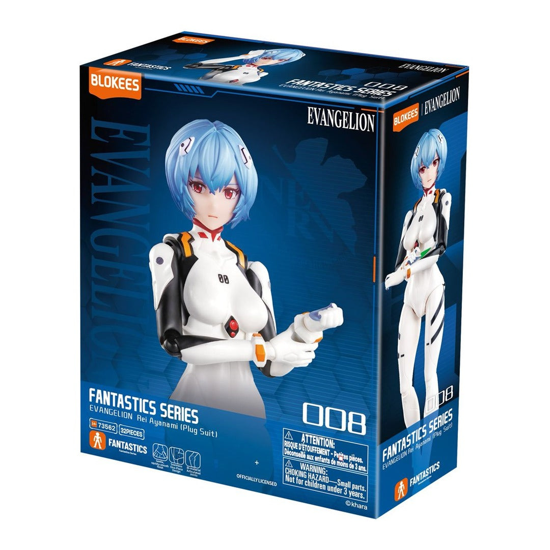 PREVENTA Blokees Fantastics Series Neon Genesis Evangelion: Rei Ayanami Plug Suit