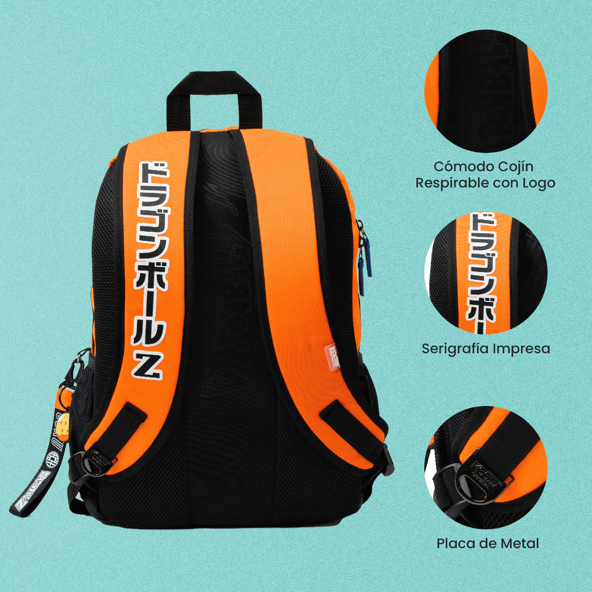 Keepack Dragon Ball Z: Goku Clásica Mochila Full-size