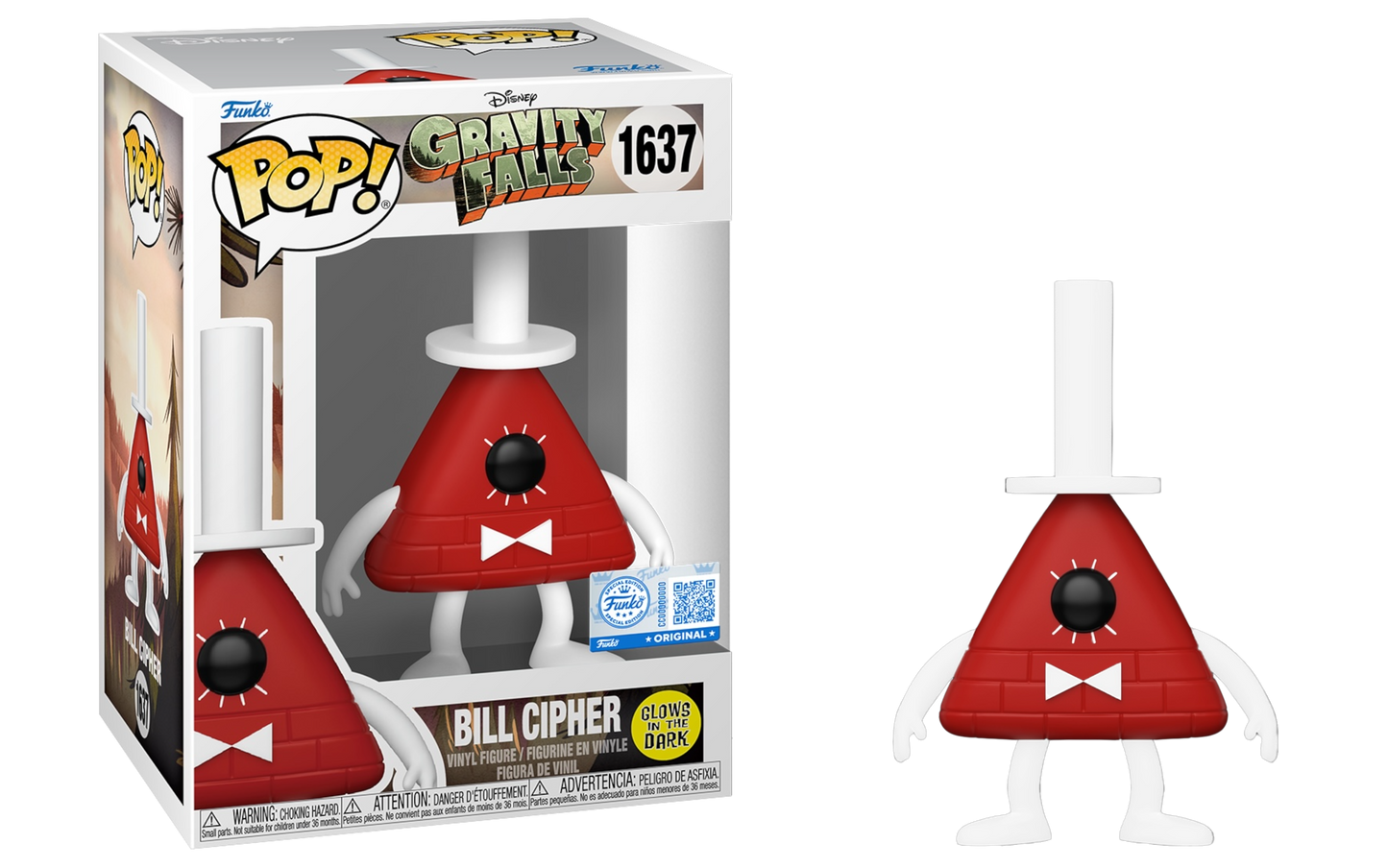 Funko Pop Gravity Falls: Bill Cipher - Exclusive (1637)