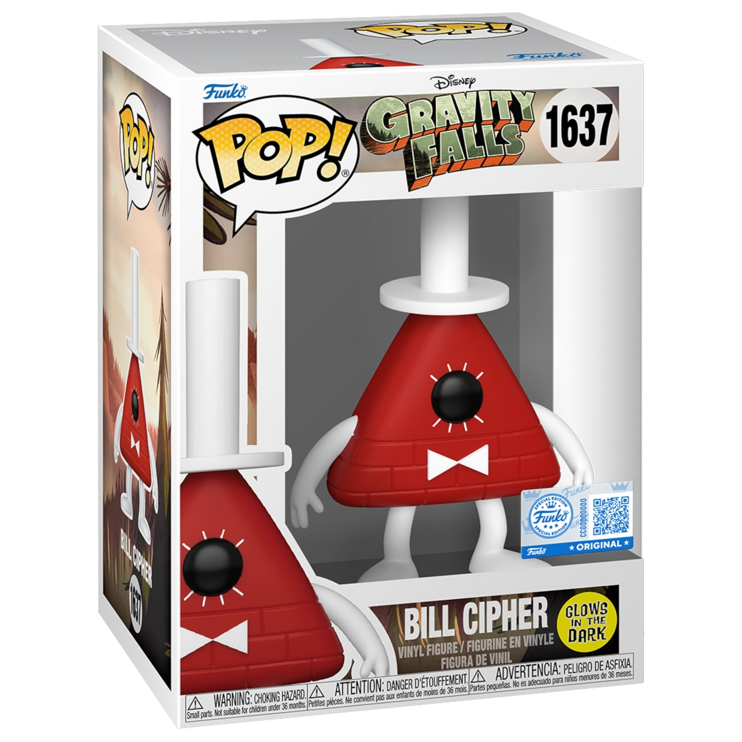 Funko Pop Gravity Falls: Bill Cipher - Exclusive (1637)