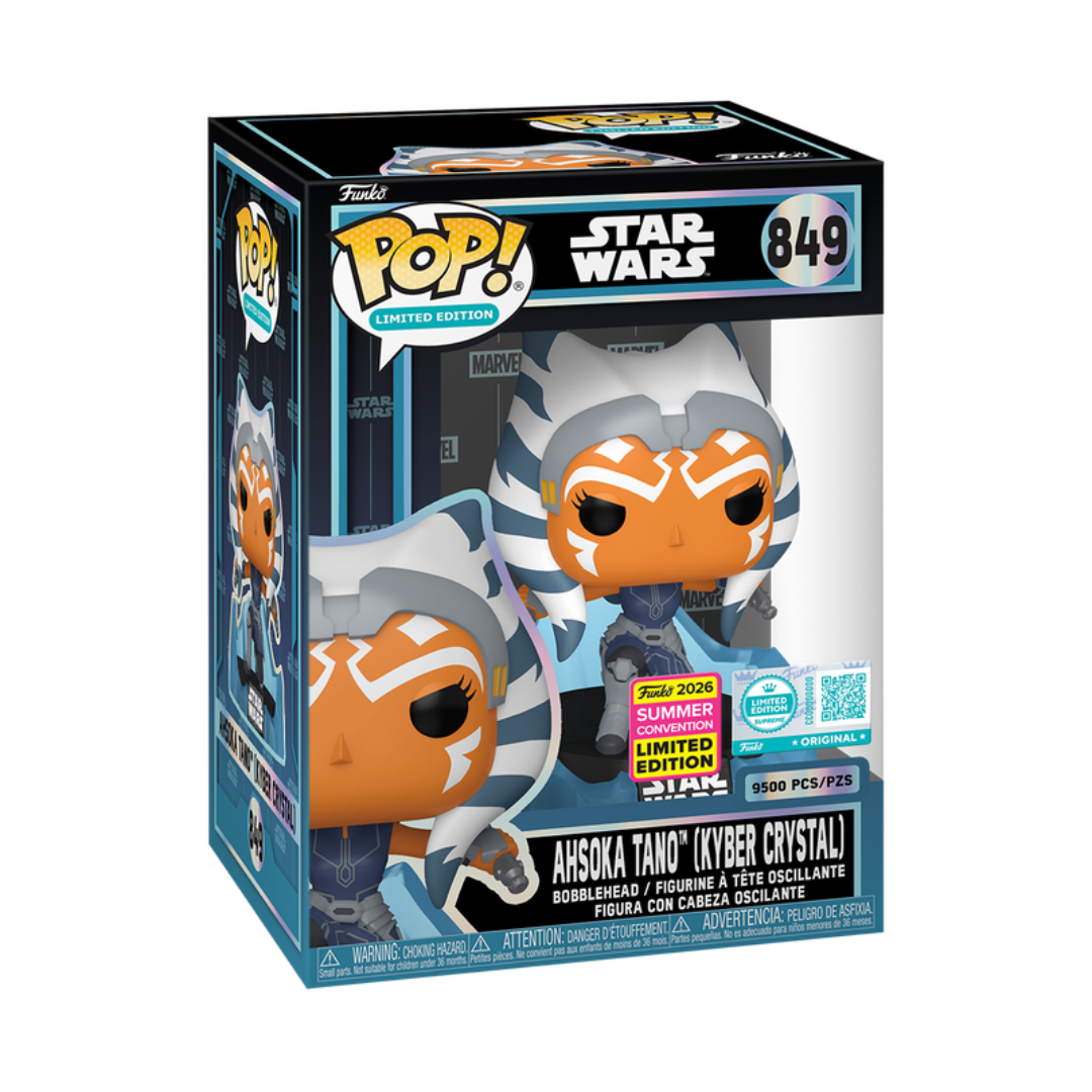 Funko Pop Limited Edition Star Wars: Ahsoka Tano' Kyber Crystal - LE SUPREME SDCC2026 Exclusive (849)