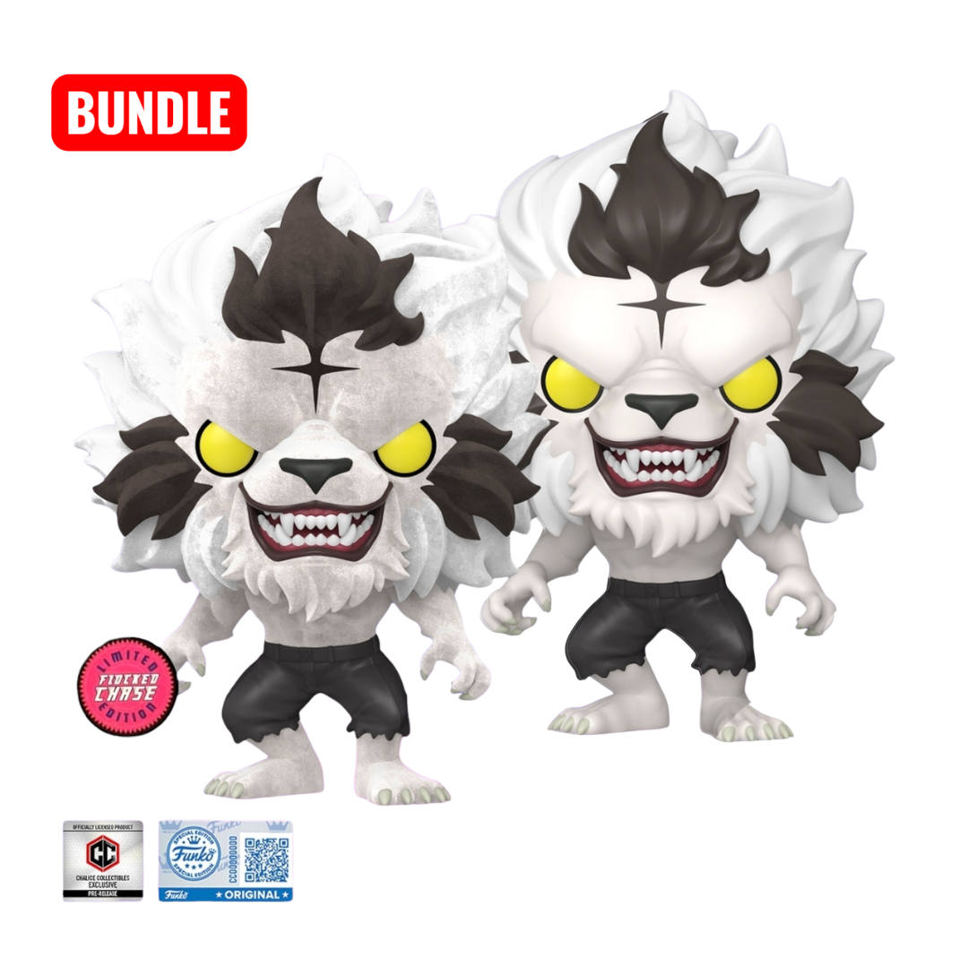 Funko Pop Solo Leveling S2: Bundle Baek Yoonho Silver w/Chase - Chalice Exclusive Sticker PR (2273)