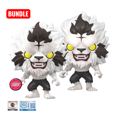 Funko Pop Solo Leveling S2: Bundle Baek Yoonho Silver w/Chase - Chalice Exclusive Sticker PR (2273)