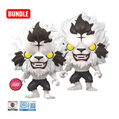 Funko Pop Solo Leveling S2: Bundle Baek Yoonho Silver w/Chase - Chalice Exclusive Sticker PR (2273)