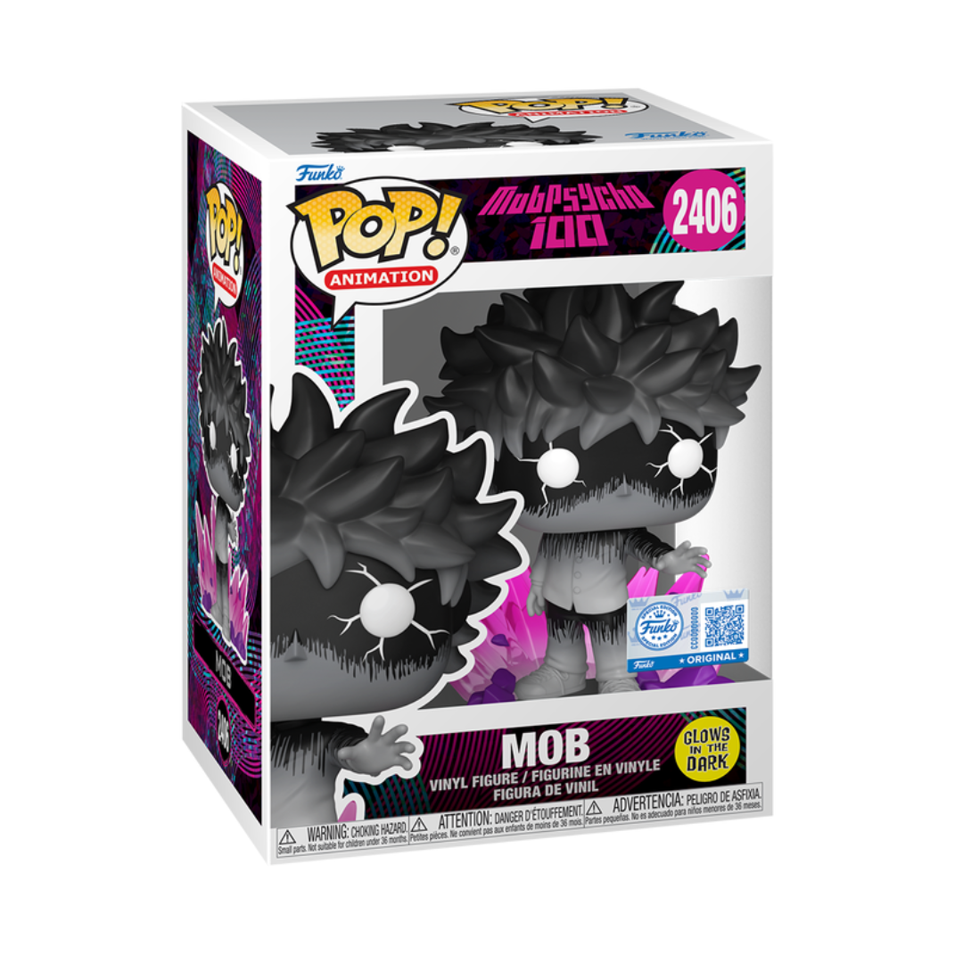 Funko Pop MobPsycho 100: Mob With Aura GITD - Exclusive (2406)