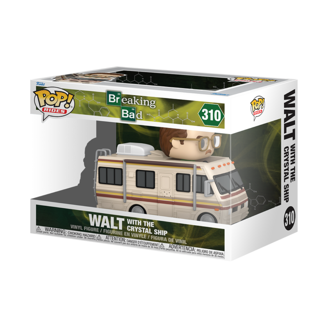 PREVENTA Funko Pop Rides Deluxe Breaking Bad: Walt With The Crystal Ship (310)