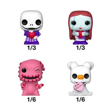 Funko Bitty Pop The Nightmare Before Christmas Valentine’s Day Individual Sorpresa