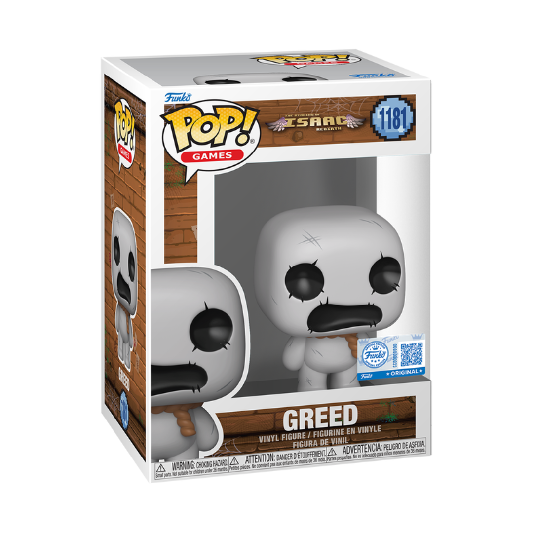 PREVENTA Funko Pop The Binding of Isaac Rebirth: Greed with Noose - Exclusive (1181)