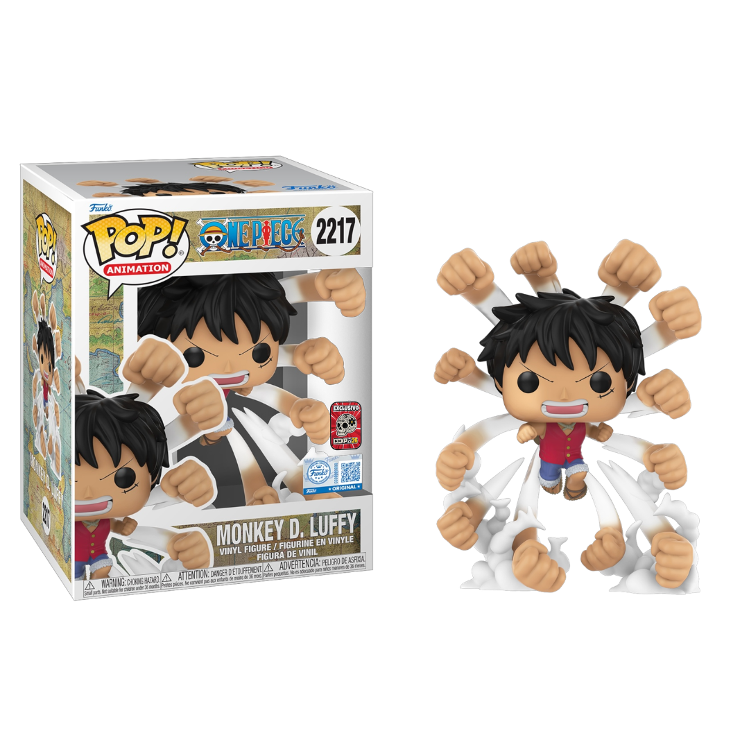 Funko Pop Premium One Piece: Monkey D. Luffy Gum Gum Gatling - CCXP MX 2026 Exclusive (2217)