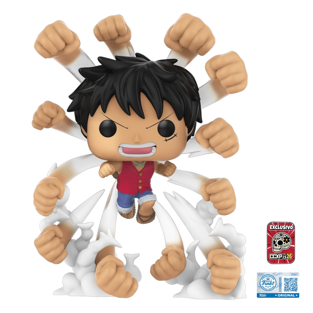 Funko Pop Premium One Piece: Monkey D. Luffy Gum Gum Gatling - CCXP MX 2026 Exclusive (2217)