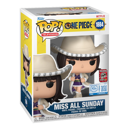 Funko Pop One Piece Live Action: Miss All Sunday - CCXP MX 2026 Exclusive (1884)