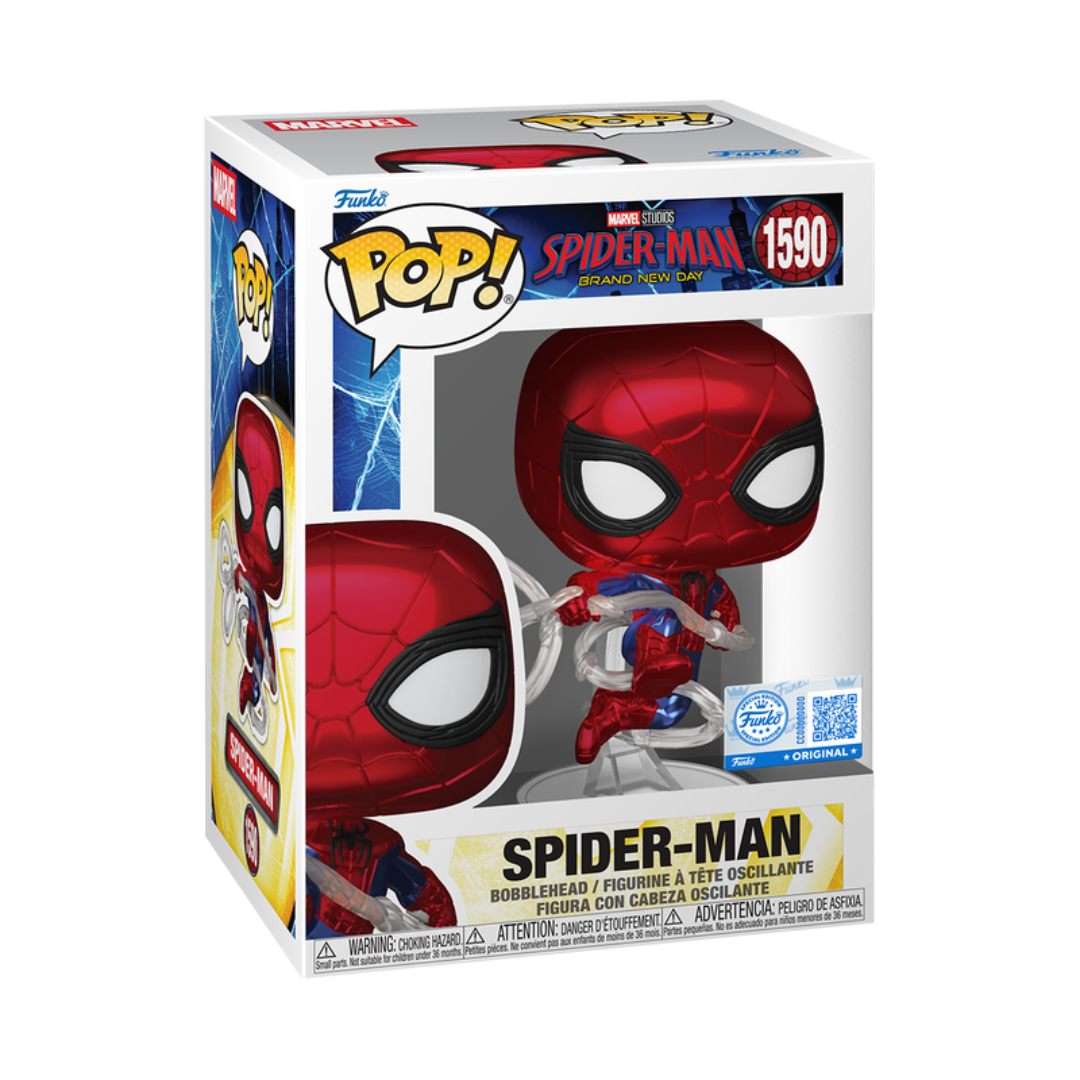 PREVENTA Funko Pop Spider-Man Brand New Day: Spider-Man Metallic - Exclusive (1590)