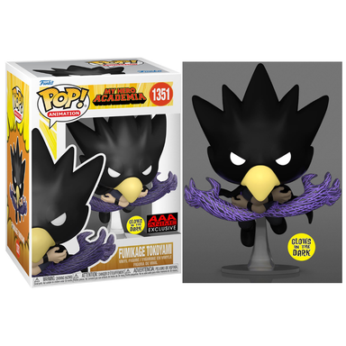 Funko Pop My Hero Academia: Fumikage Tokoyami Glows In The Dark -AAA Exclusive (1351)