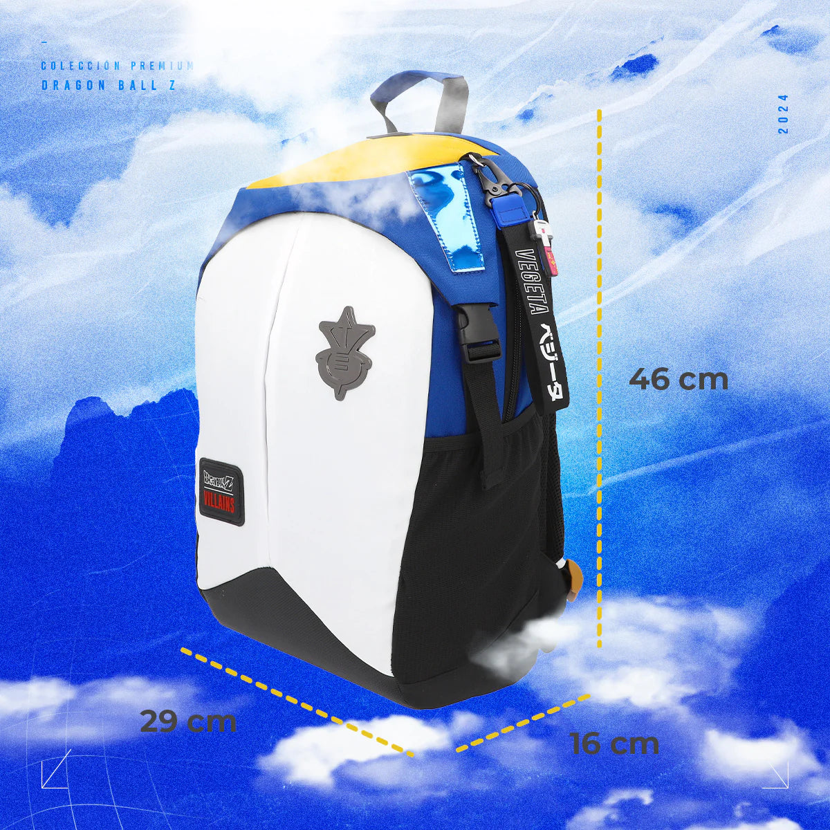 Common Nation Dragon Ball Z: Vegeta Saiyan Family Mochila Full-size
