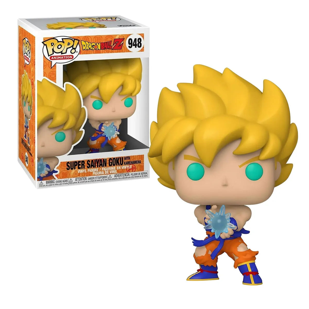 Funko Pop Dragon Ball Z: Super Saiyan Goku with Kamehameha (948)