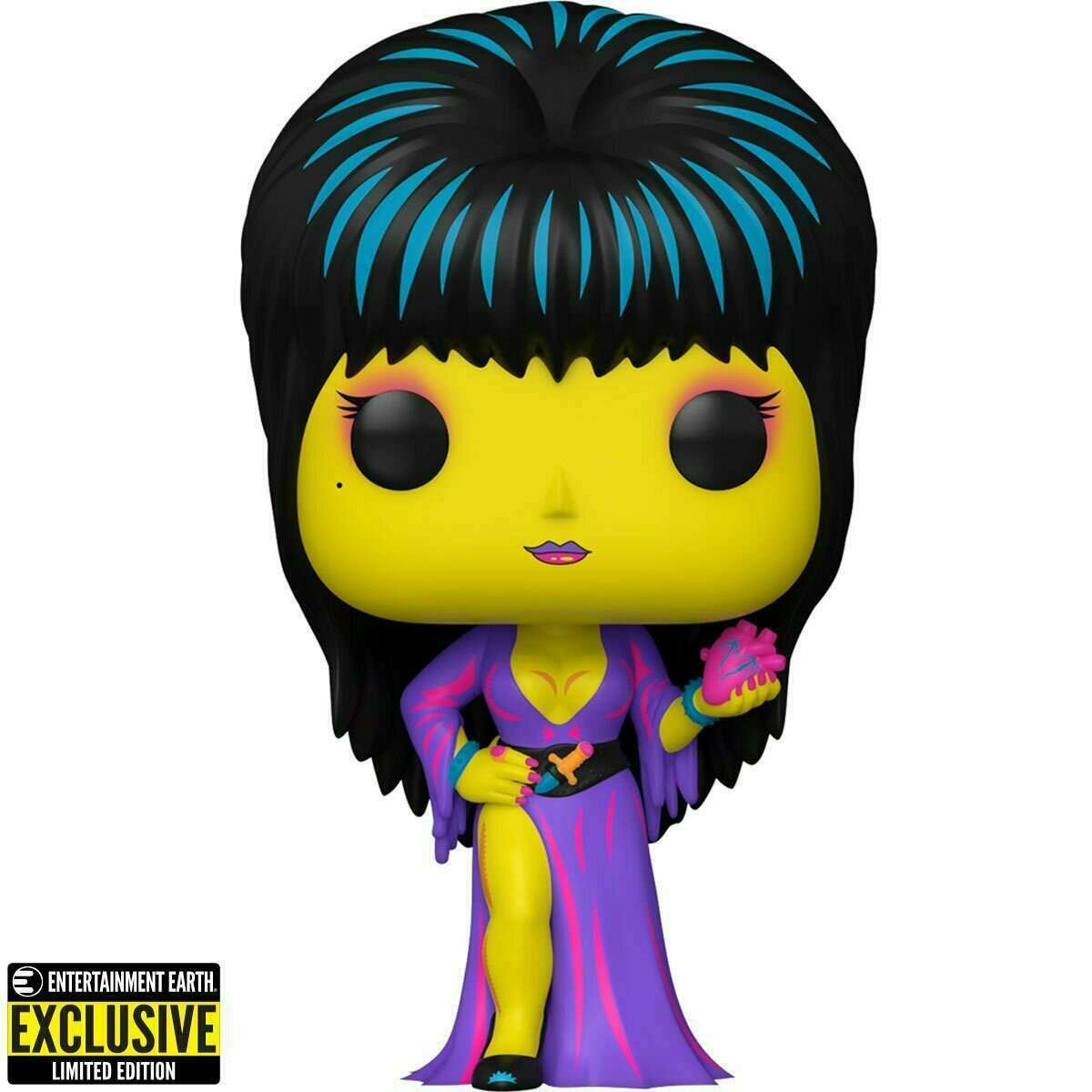 Funko Pop Elvira Blacklight Entertainment Earth Exclusive (68)