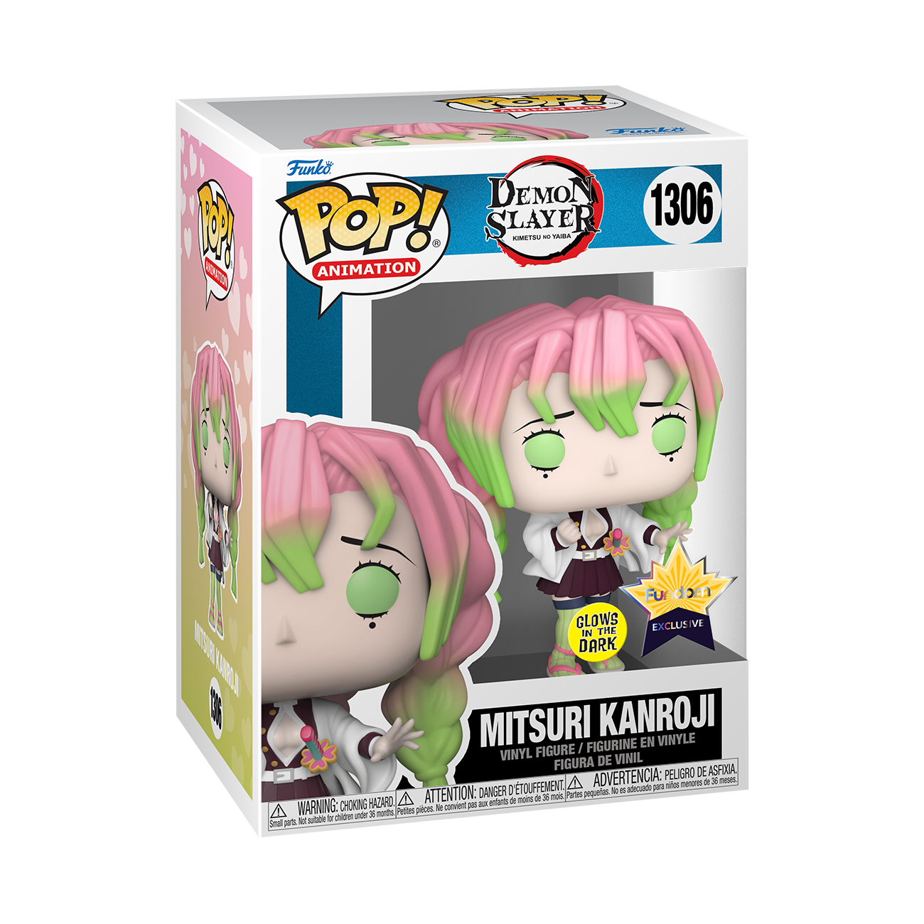 Funko Pop Demon Slayer: Mitsuri Kanroji Glows in the Dark (1306) - Fundom Exclusive