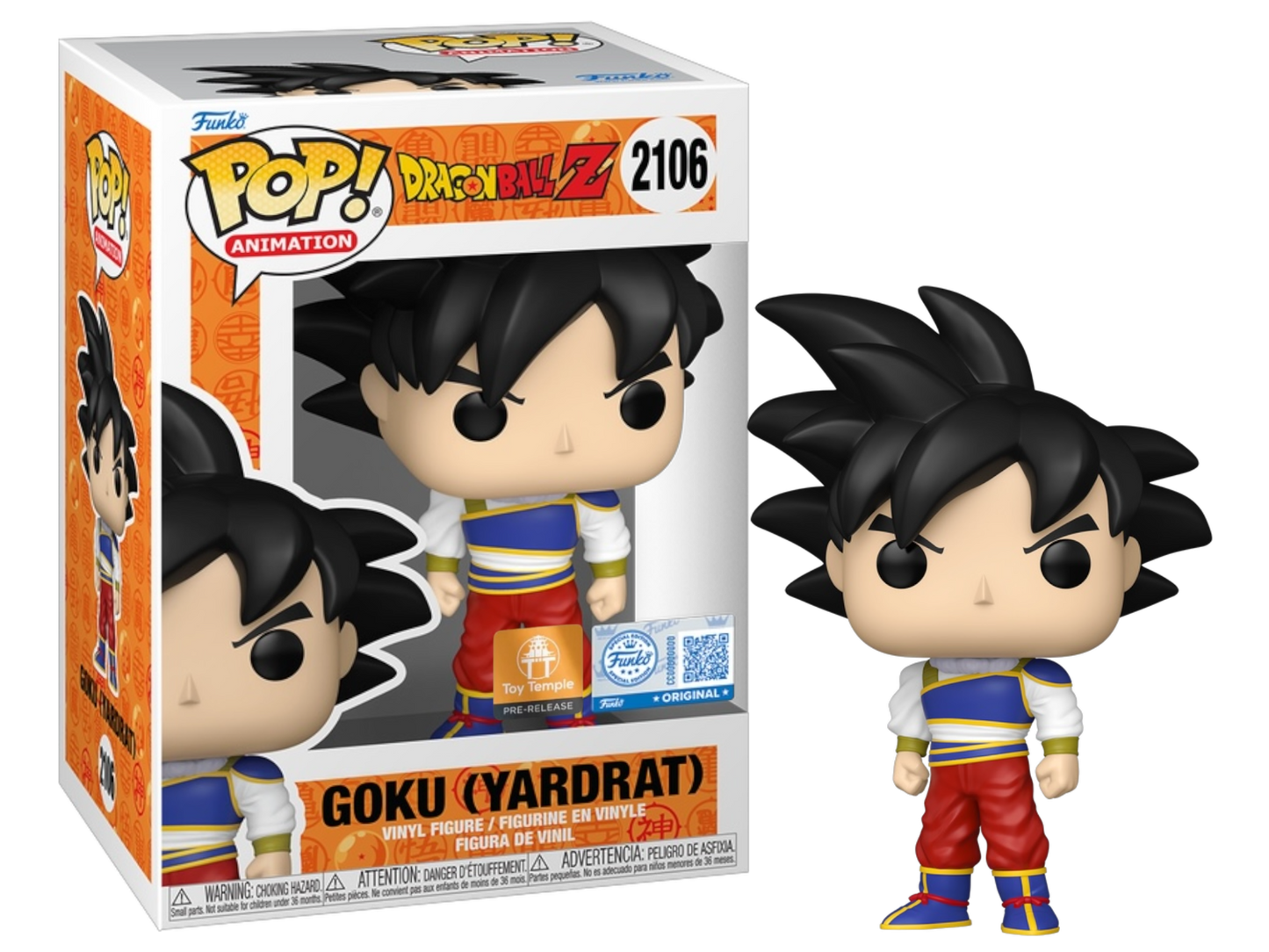 Funko Pop Dragon Ball Z: Goku Yardrat - Toy Temple Exclusive PR (2106)