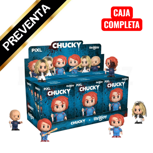 PREVENTA Thrilljoy PiXL Chucky Universe: Blind Box - Caja Completa (6 Piezas)