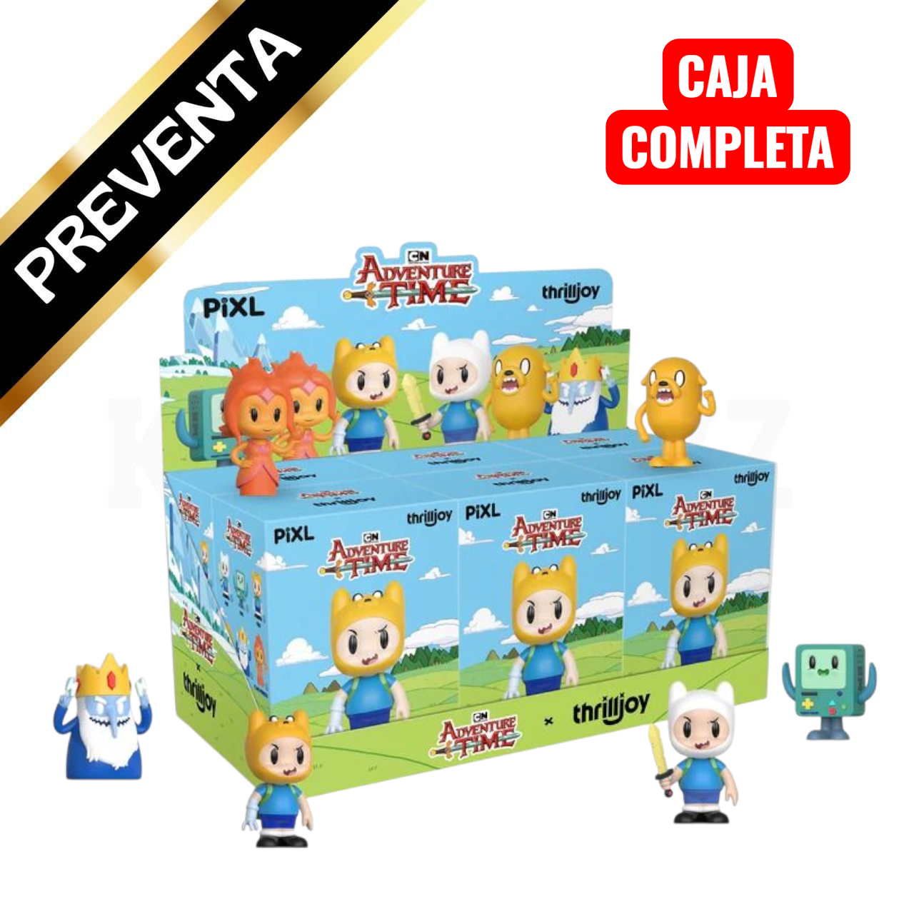 PREVENTA Thrilljoy PiXL Adventure Time: Blind Box - Caja Completa (6 Piezas)