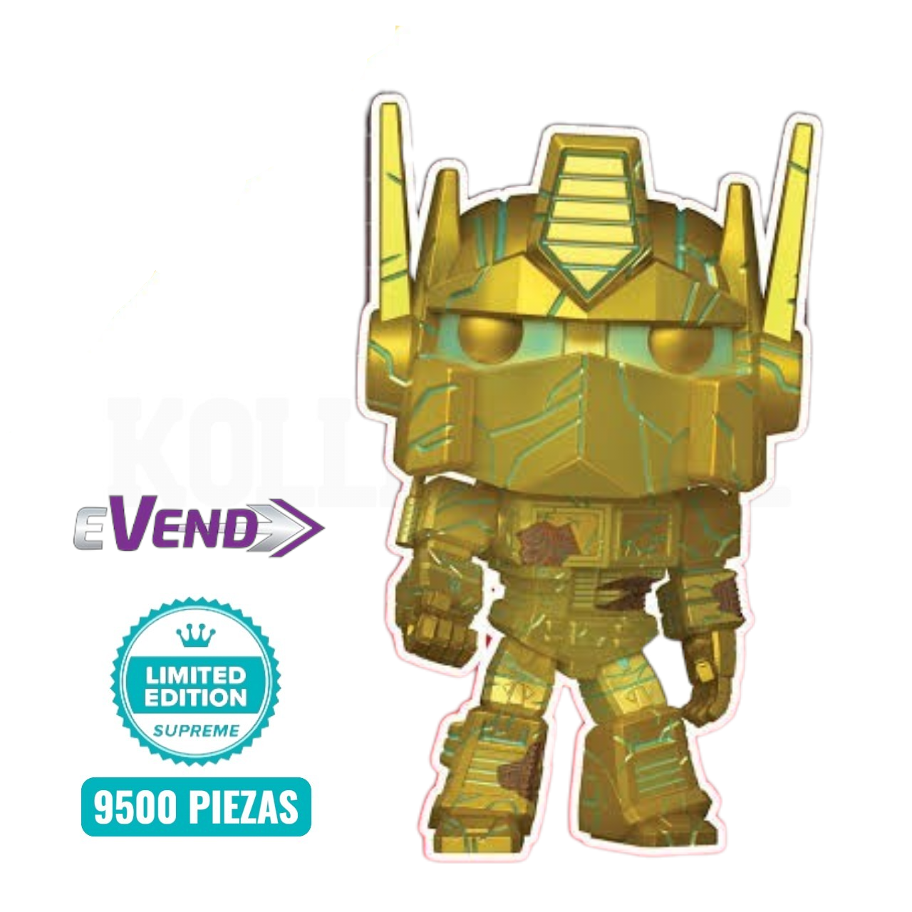 Funko Pop Transformers: Optimus Prime Gold - LE SUPREME - Evend Exclusive (172)