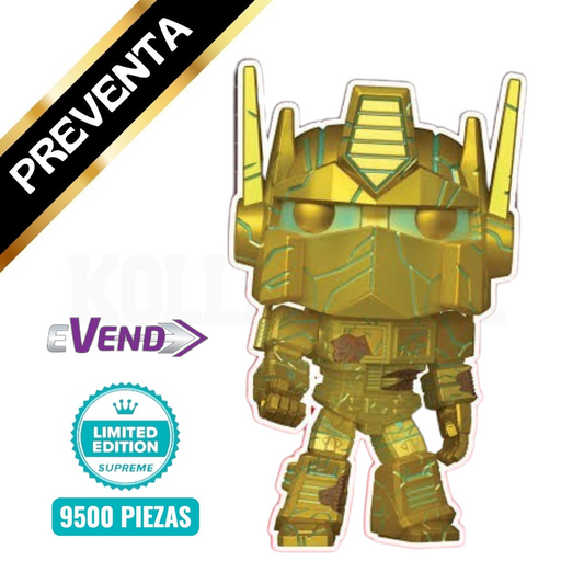 Funko Pop Transformers: Optimus Prime Gold - LE SUPREME - Evend Exclusive (172)