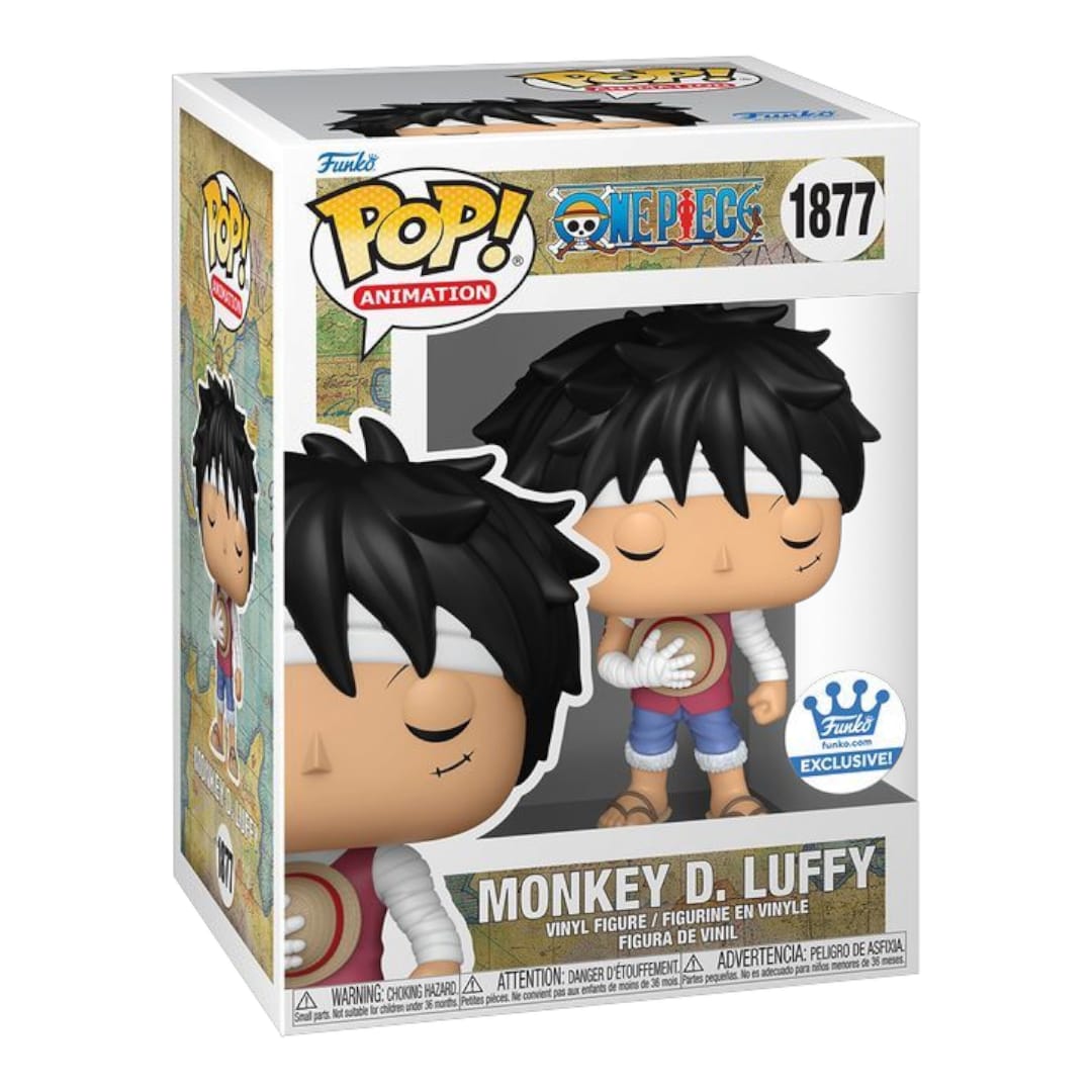 Funko Pop One Piece: Monkey D. Luffy (Marineford Memorial) - Funkoshop Exclusive (1877)