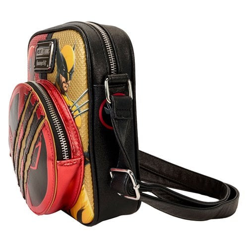 Loungefly Deadpool and Wolverine Crossbody Bag