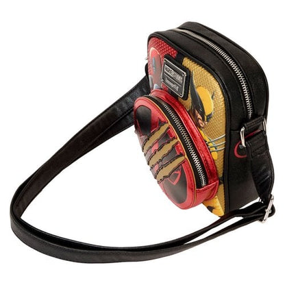 Loungefly Deadpool and Wolverine Crossbody Bag