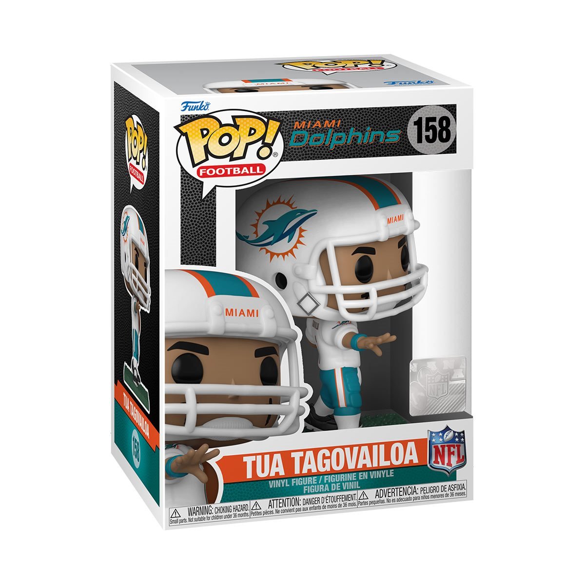 Funko Pop NFL Miami Dolphins: Tua Tagovailoa (158)