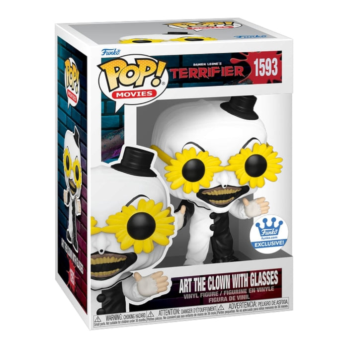 Funko Pop Terrifier: Art The Clown with Glasses - Funkoshop Exclusive (1593)