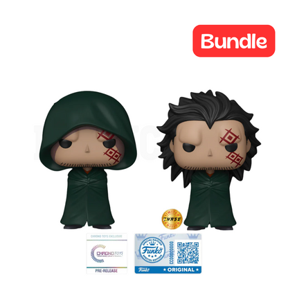 Funko Pop One Piece: Bundle Monkey D. Dragon  w/ Chase- Chrono Toys Exclusive Sticker PR (2206)