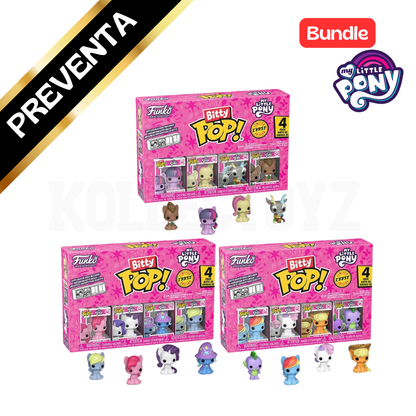 PREVENTA Funko Pop Bitty 4-pack My Little Pony Bundle