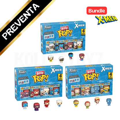 PREVENTA Funko Pop Bitty 4-pack X-men Bundle