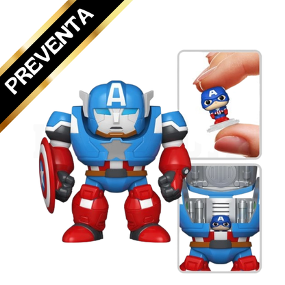 PREVENTA Funko Pop Bitty Bot What If: Captain America with Mech