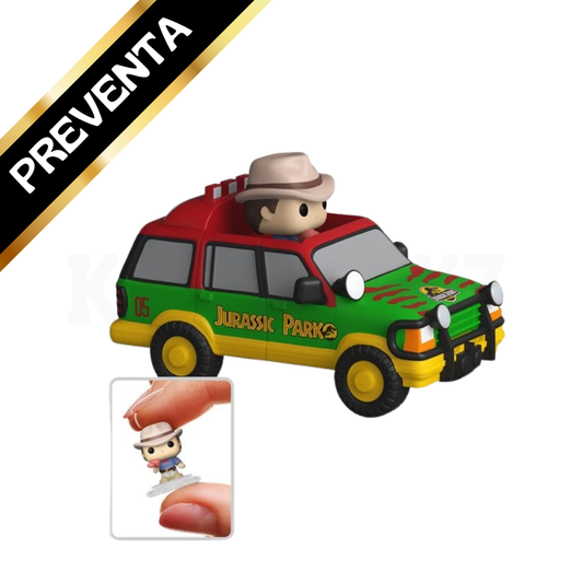 PREVENTA Funko Pop Bitty Ride Jurassic Park: Dr. Grant with SUV
