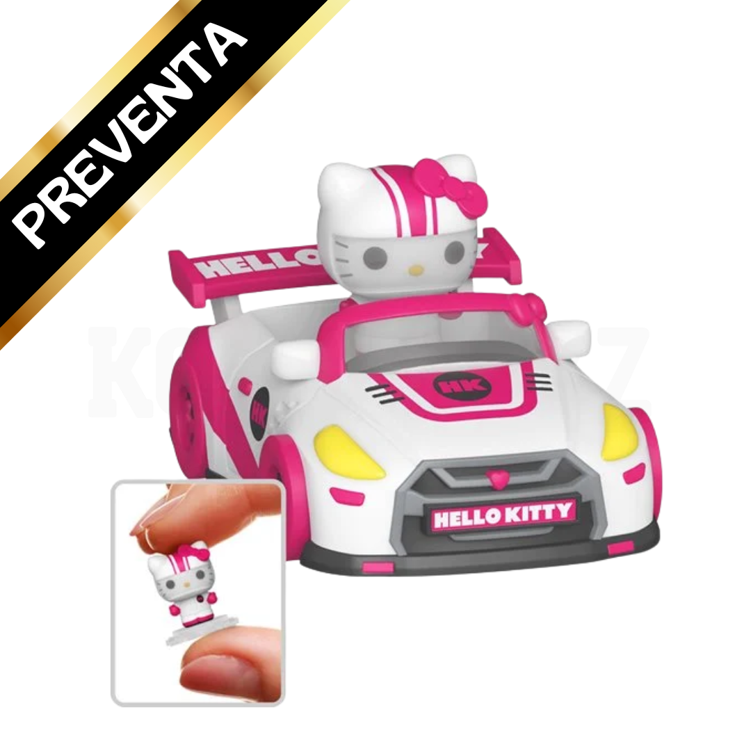 PREVENTA Funko Pop Bitty Ride Sanrio: Hello Kitty with Racecar