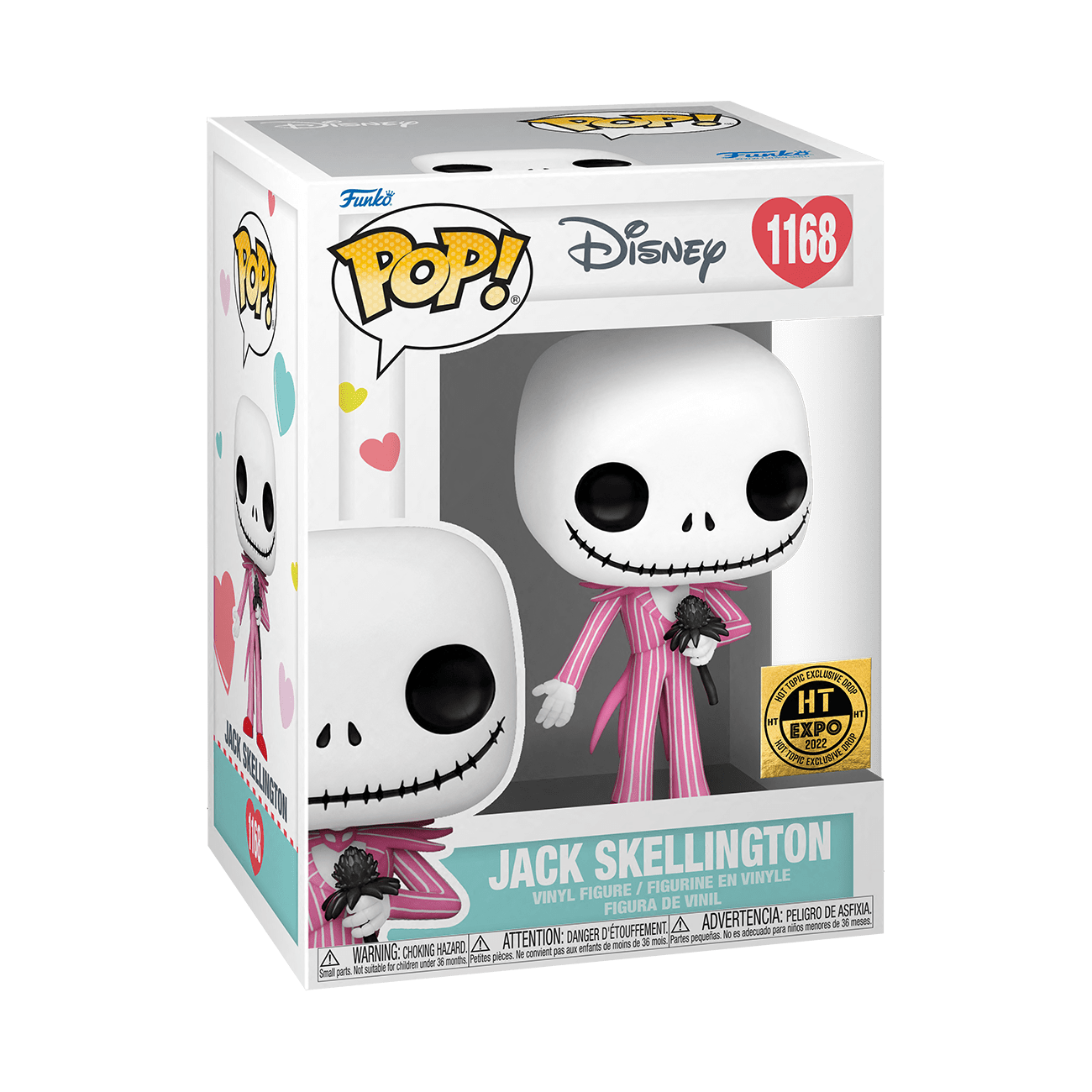 Funko Pop Disney: Jack Skellington - Hot Topic Expo 2022 Exclusive (1168)