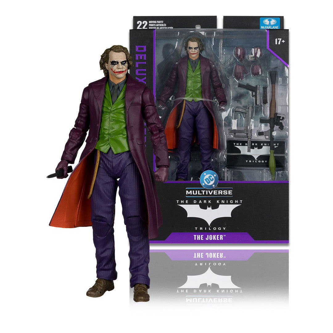 McFarlane DC Multiverse Batman: The Dark Knight: The Joker Deluxe Theatrical Edition 7" Figure