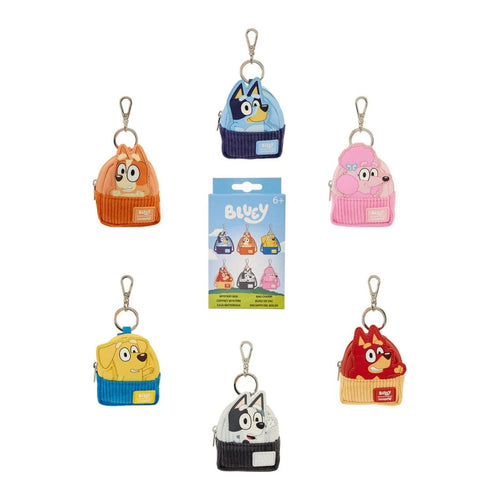 Loungefly Micro Mochila Bluey y Amigos Individual Sorpresa