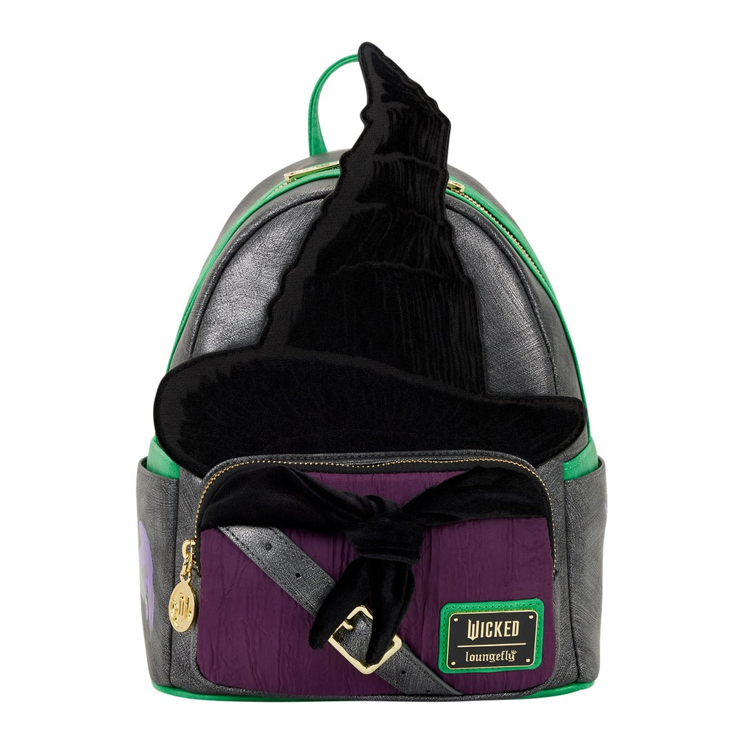 PREVENTA Loungefly Mini Mochila Wicked For Good: Elphaba Cosplay - Exclusiva