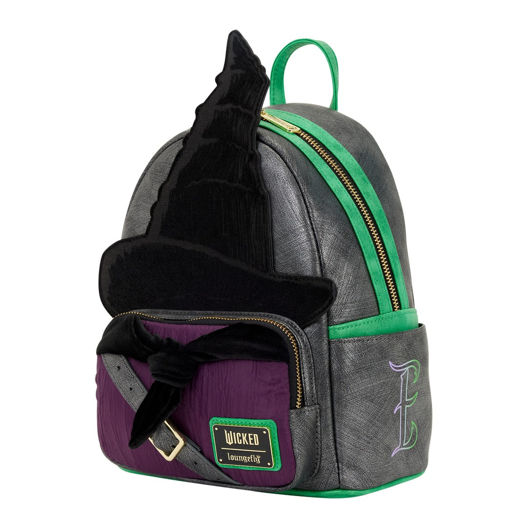 PREVENTA Loungefly Mini Mochila Wicked For Good: Elphaba Cosplay - Exclusiva