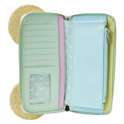Loungefly Minnie Mouse Pastel Sequin Zip Around Wallet