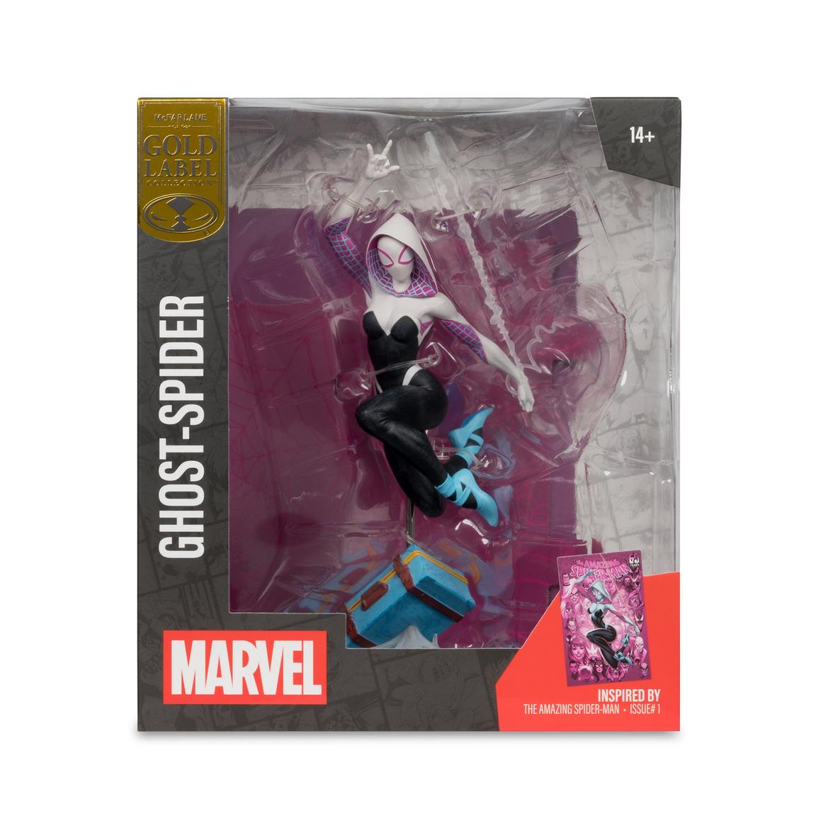 Mcfarlane Marvel Collection: The Amazing Spider-Man #1 - Ghost Spider Escala 1/10