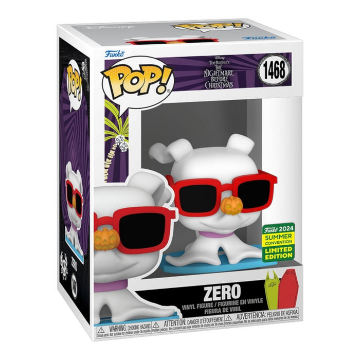 Funko Pop The Nightmare Before Christmas: Zero with sunglasses - 2024 SDCC Exclusive (1468)