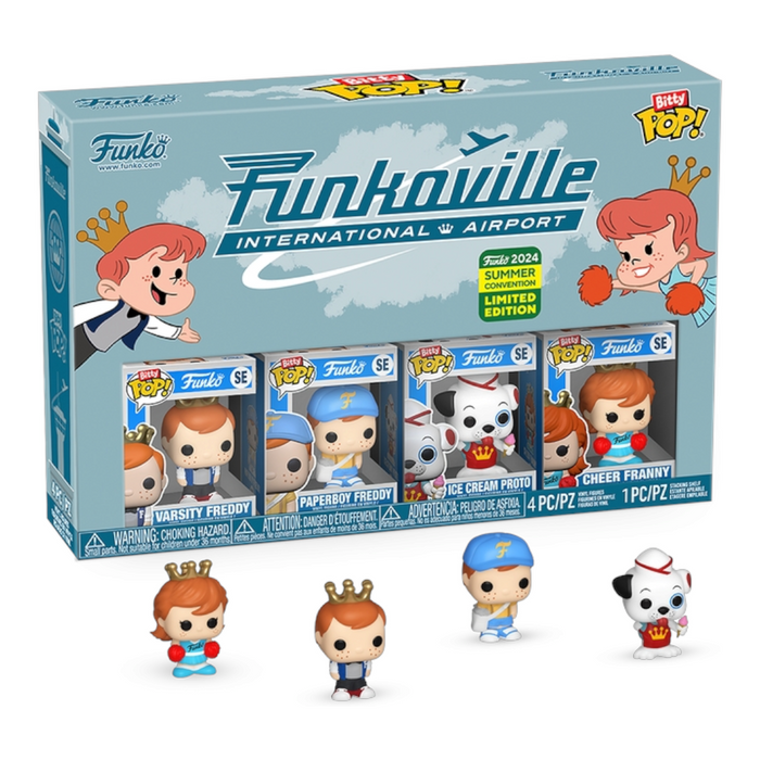 Funko Bitty Pop Funkoville 4-Pack - 2024 SDCC Exclusive