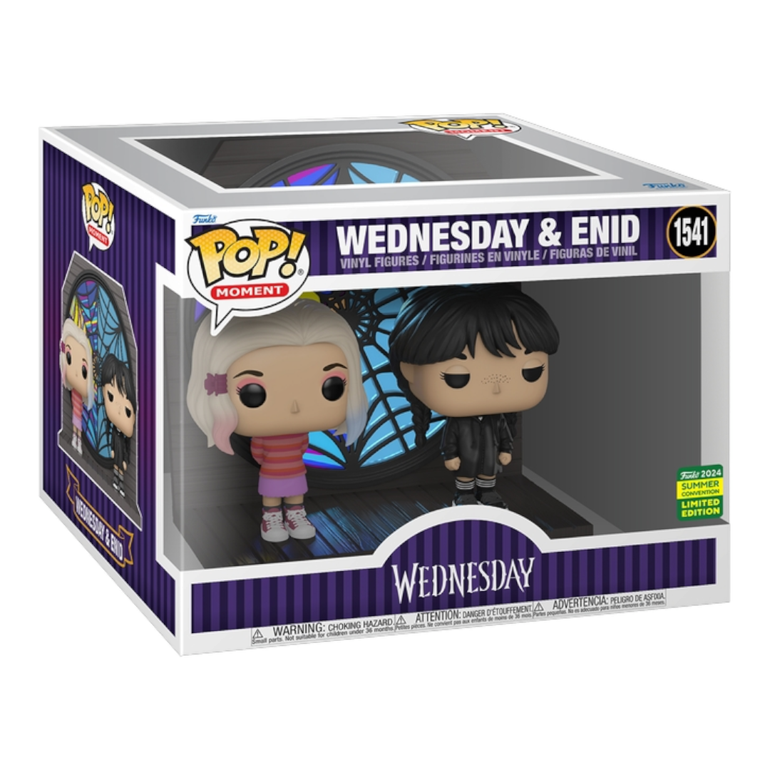 Funko Pop Moment Wednesday: Wednesday and Enid - 2024 SDCC Exclusive (1541)