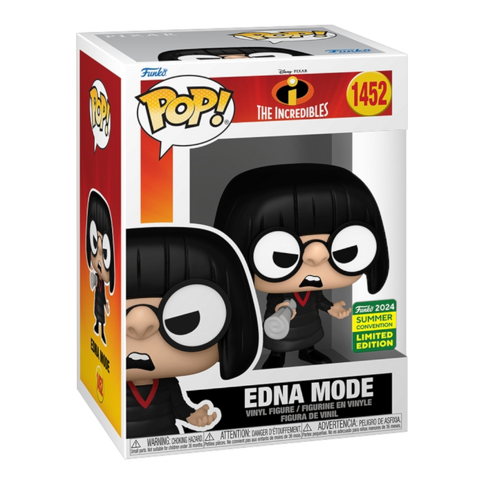 Funko Pop The Incredibles: Edna Mode - 2024 SDCC Exclusive (1459)