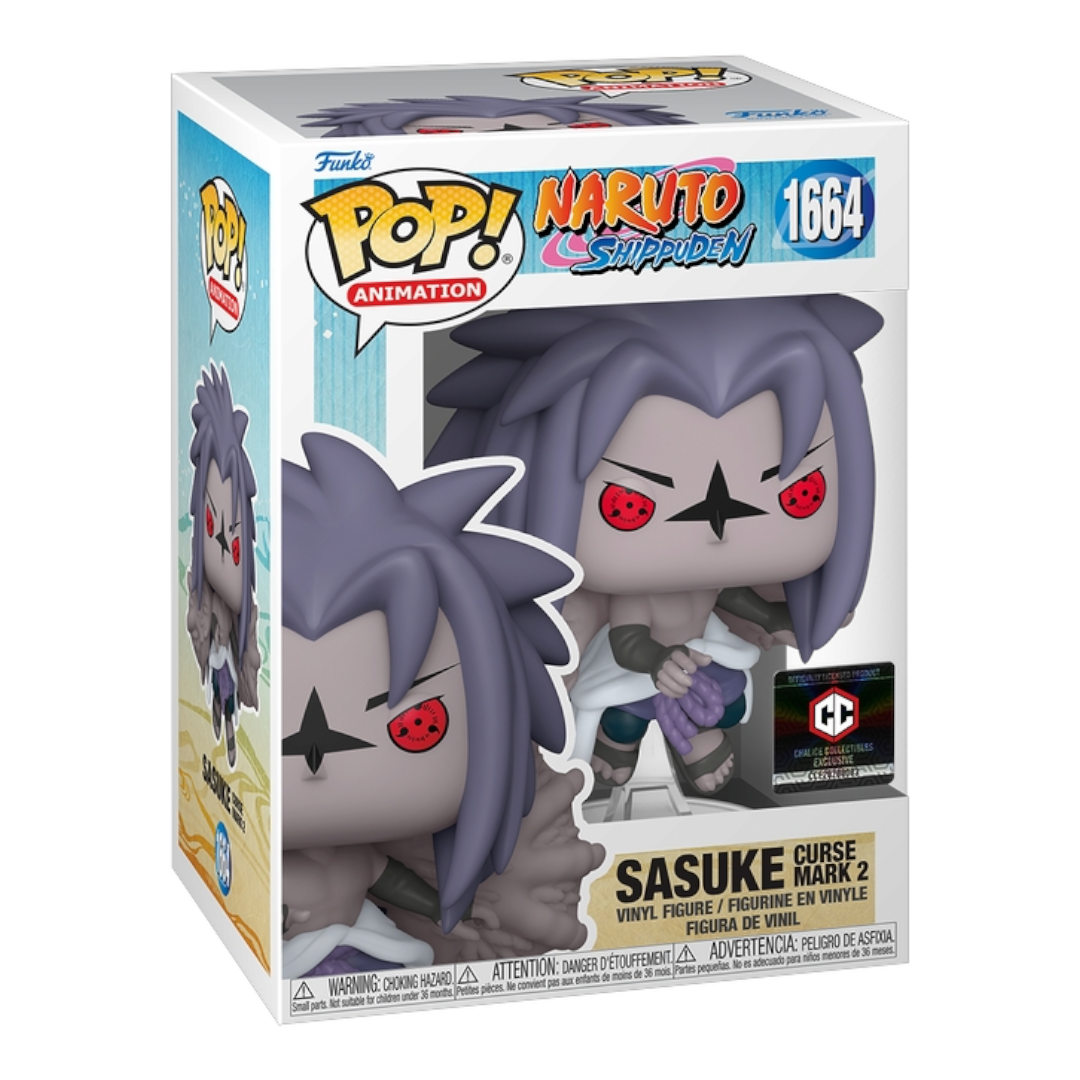 Funko Pop Naruto Shippuden: Sasuke Curse Mark 2 - Chalice Exclusive  (1664)